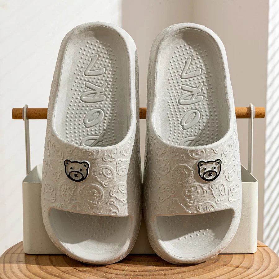 WalkBear – Women's Comfort Slides - Black - 40