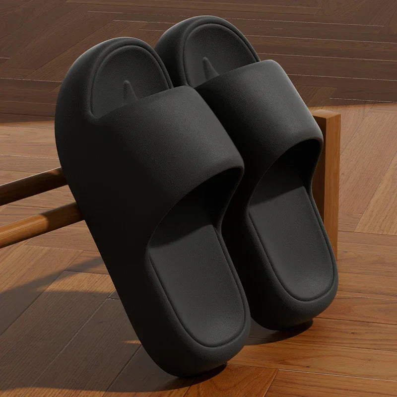 HugFeet – Women's Comfort Slides - Black - 36