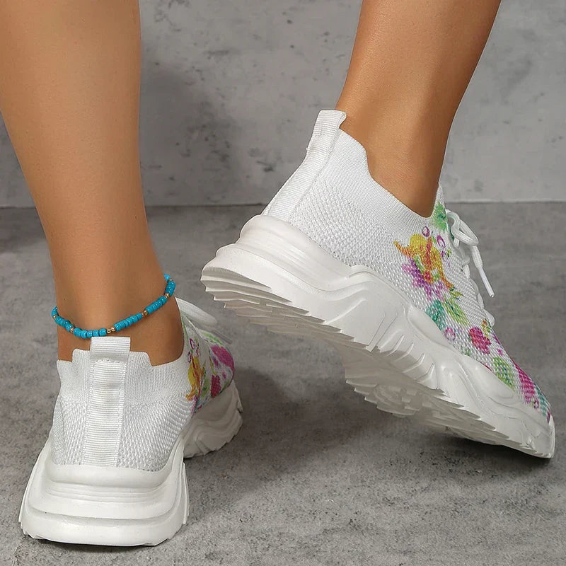 FloralMov – Comfort Sneakers - Multicolor - 40