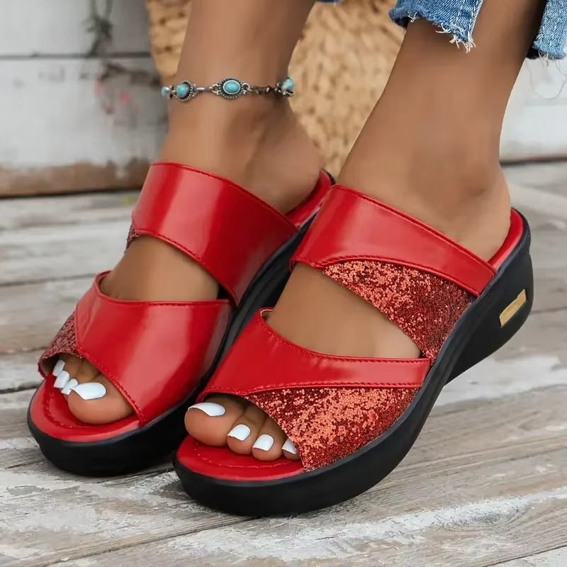 Dorato – Women's Comfort Sandals - Black - 39