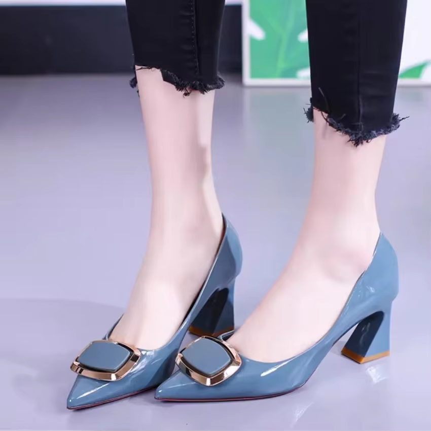 Vitalle – Comfort Heeled Shoes - Black - 37