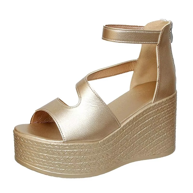Amarilis – Women's Comfort Sandals - Gold - 35