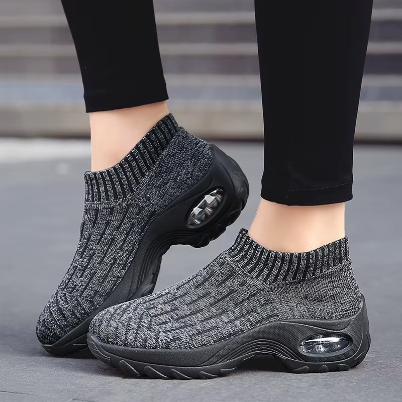 AirBoost – Comfort Sneakers - Dark Gray - 36