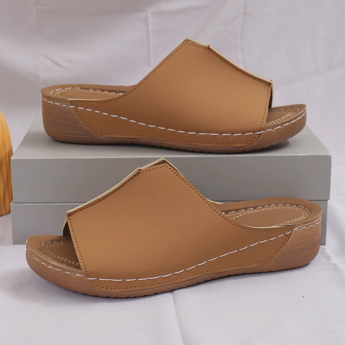 OrtoLife – Women's Comfort Sandals - White - 39