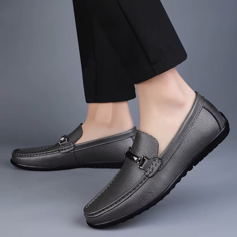 Carvelli – Men's Comfort Loafers - White - 42