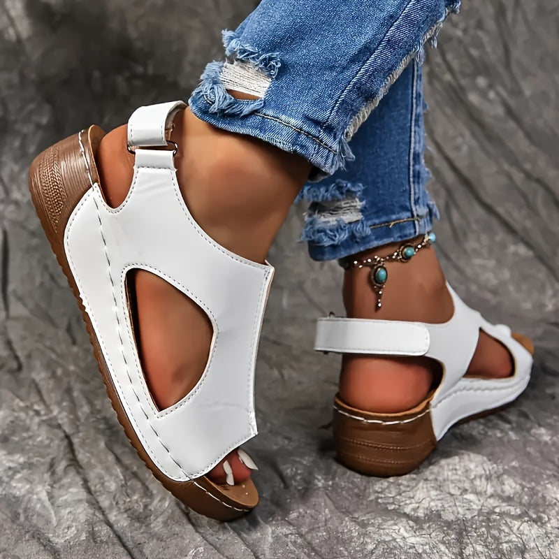 Ferrara – Women's Comfort Sandals - Beige - 38