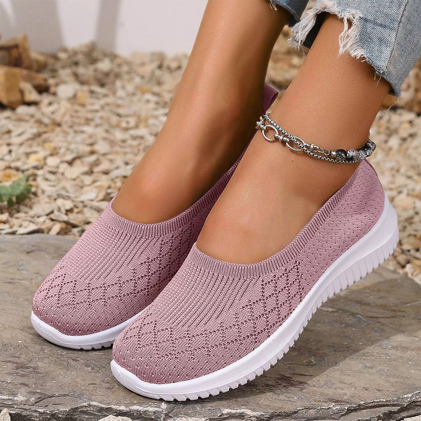Ultra Flex – Women's Comfort Sneakers - Beige - 42