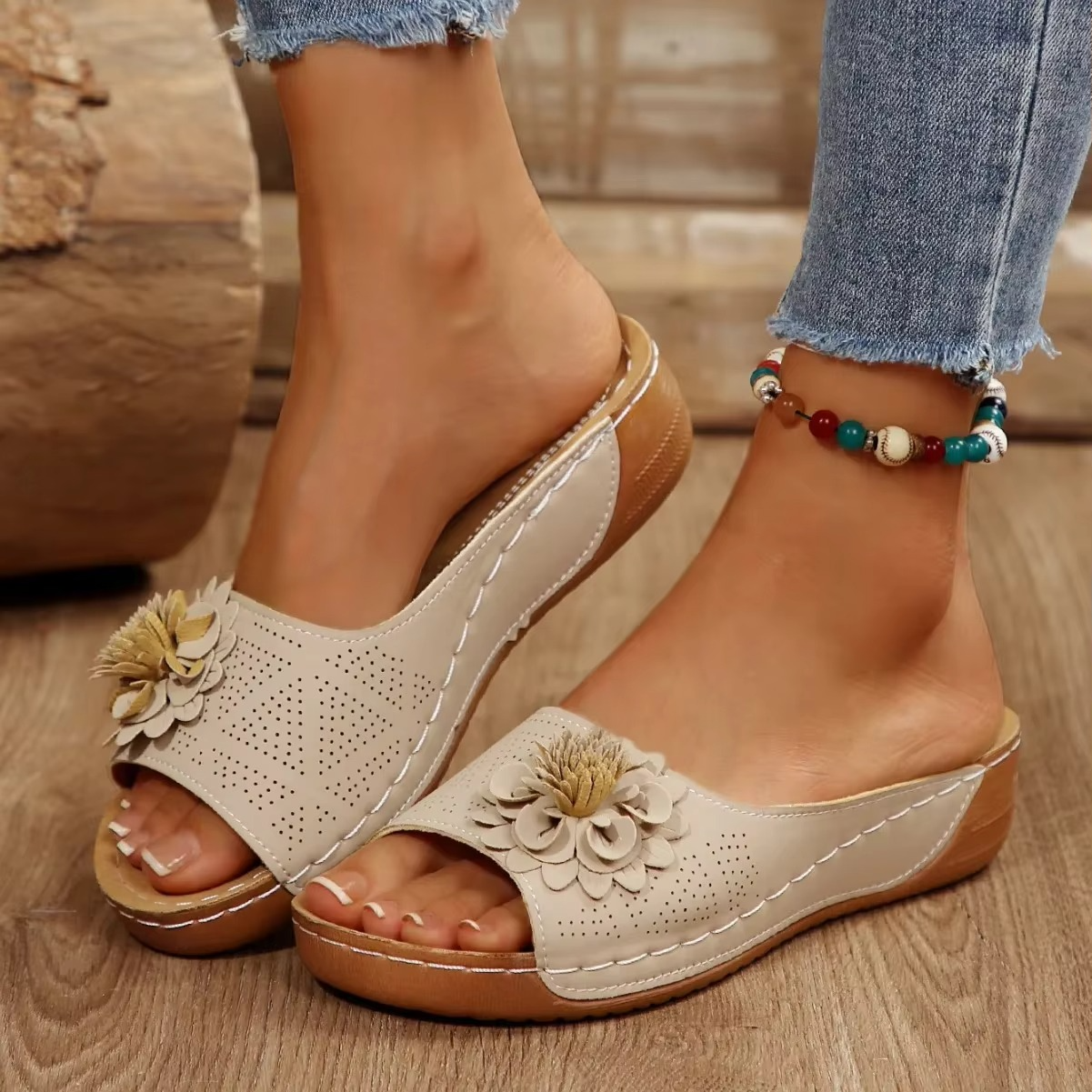 Rose – Women's Comfort Sandals - White - 41