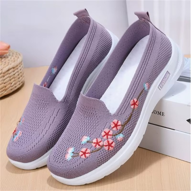 Flower – Comfort Sneakers - Gray - 36