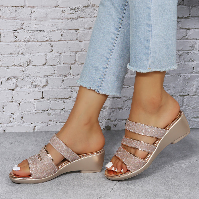Mermaid – Women's Comfort Sandals - Silver - 37