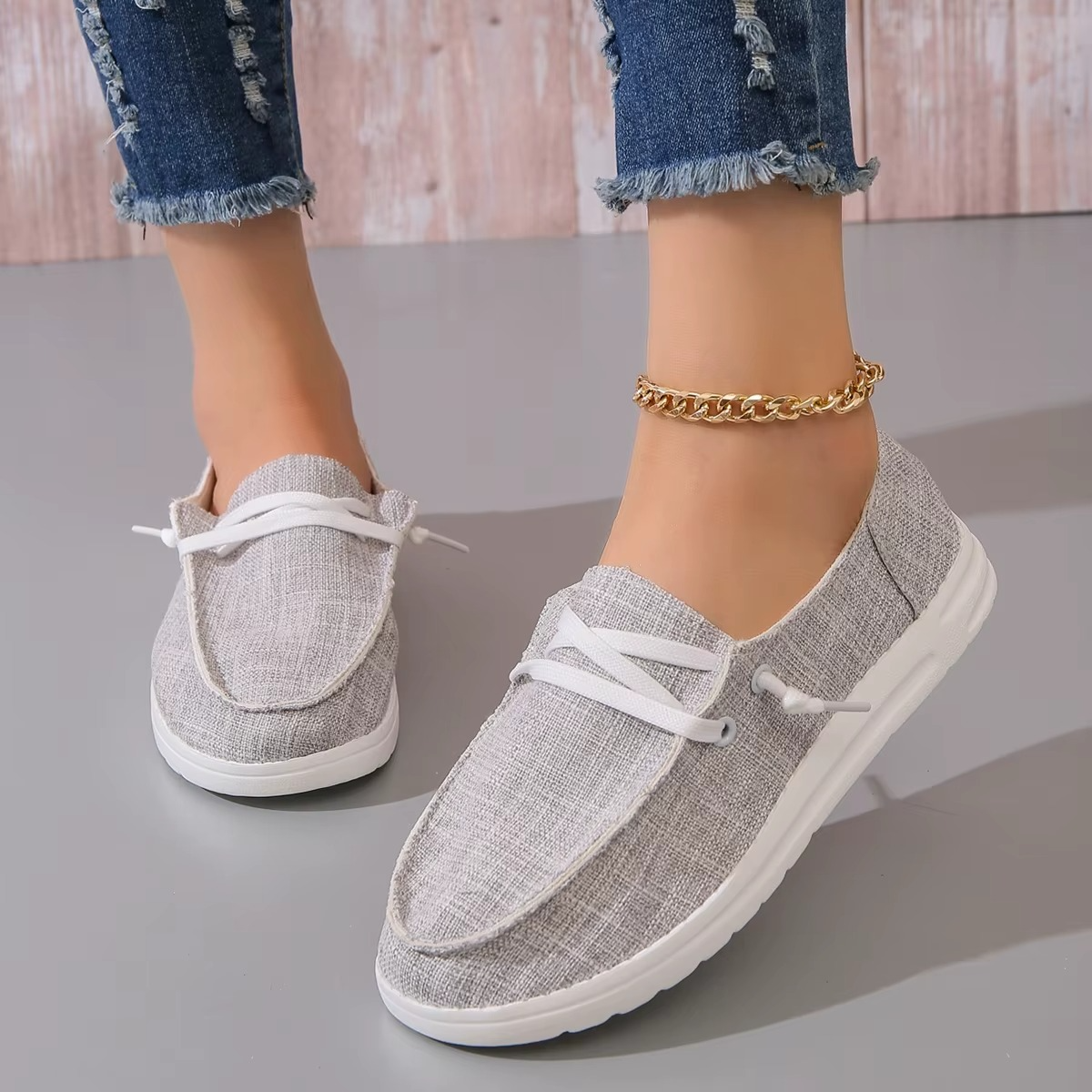 Lya – Comfort Sneakers - White - 38