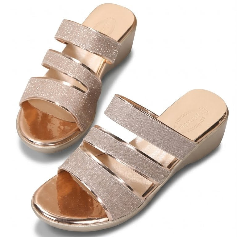 Mermaid – Women's Comfort Sandals - Silver - 35