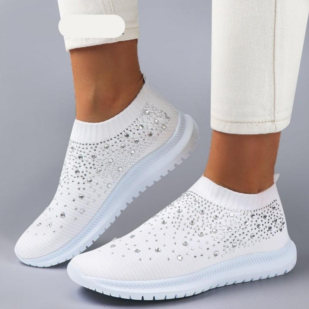 Star – Women's Comfort Sneakers - White - 36