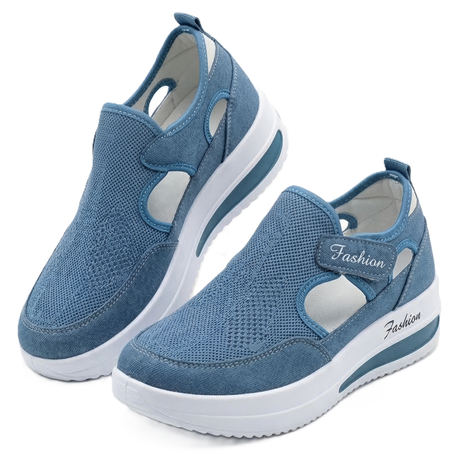 Fashion – Comfort Sneakers - Black - 35