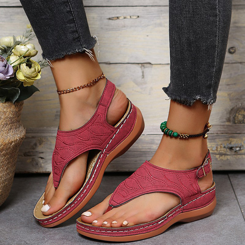 Siena – Women's Comfort Sandals - Brown - 40