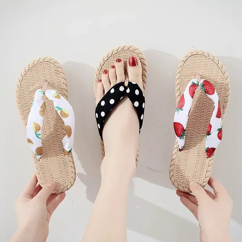 Strawberry Comfort Orthopedic Flip Flops