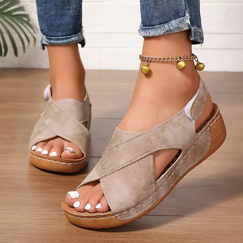 Ursula – Women's Comfort Sandals - Brown - 38