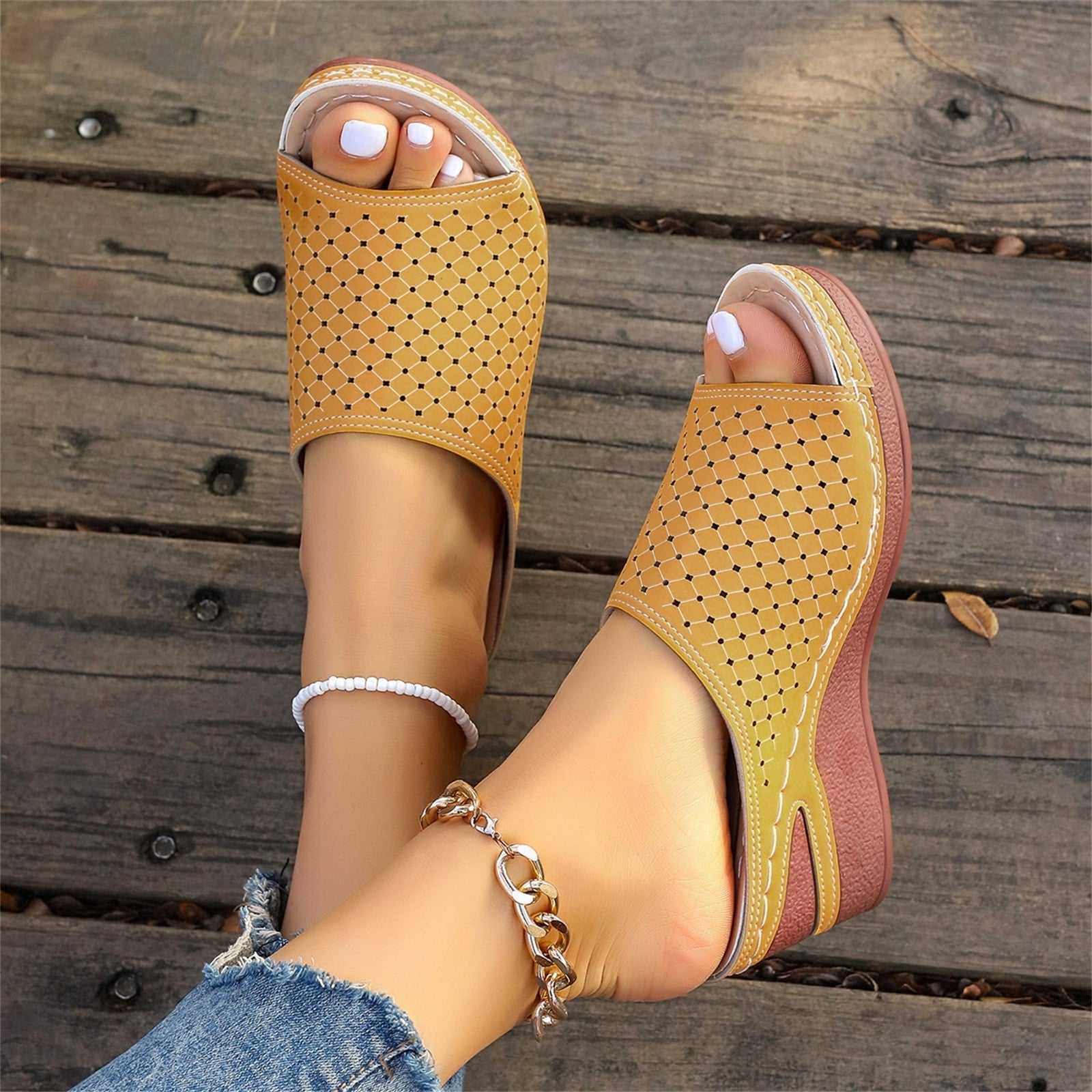 Melissa – Women's Comfort Sandals - Beige - 39
