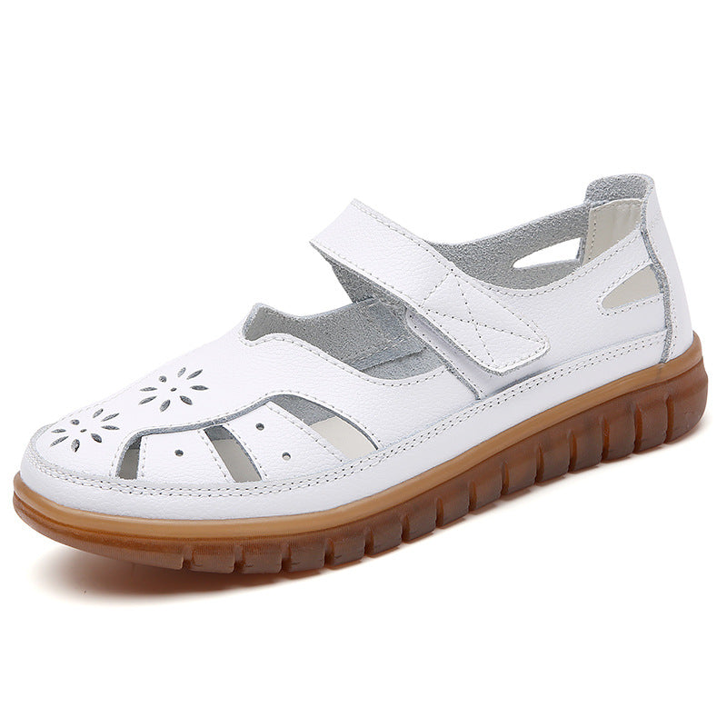 Luna – Women's Comfort Sandals – Style 2 - White - 35