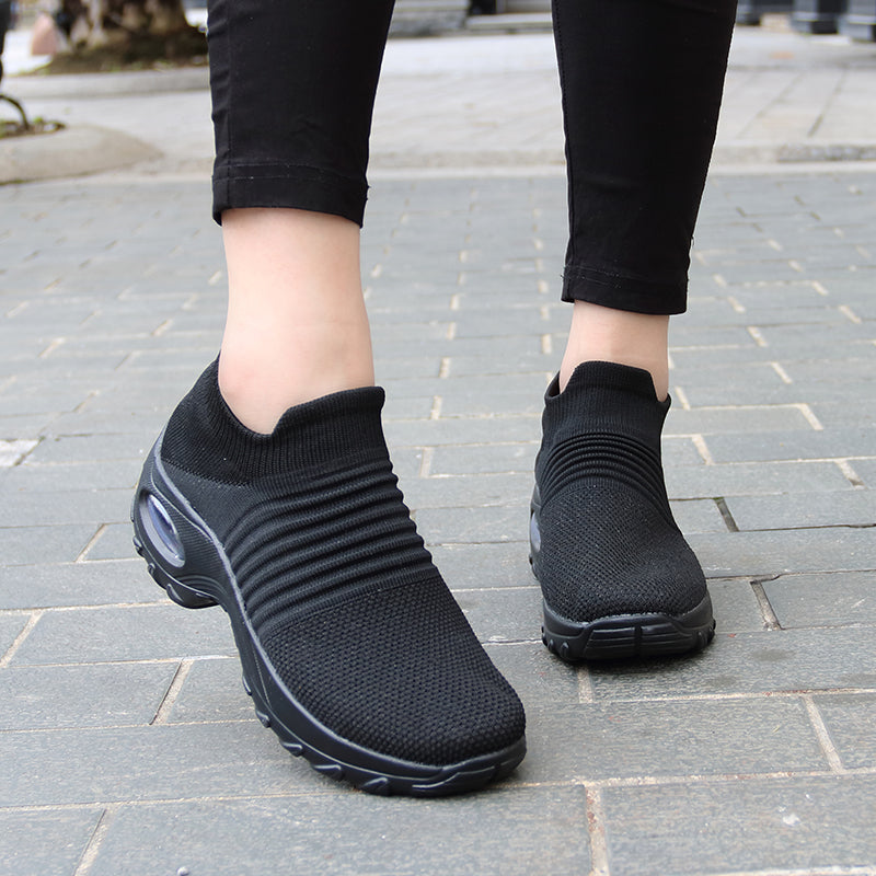 Air Comfort – Comfort Sneakers - Black/Gray - 39