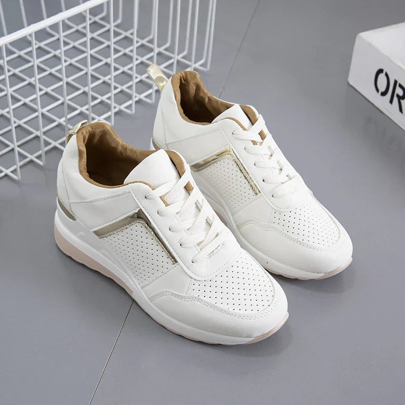 Elegance – Comfort Sneakers - White - 43