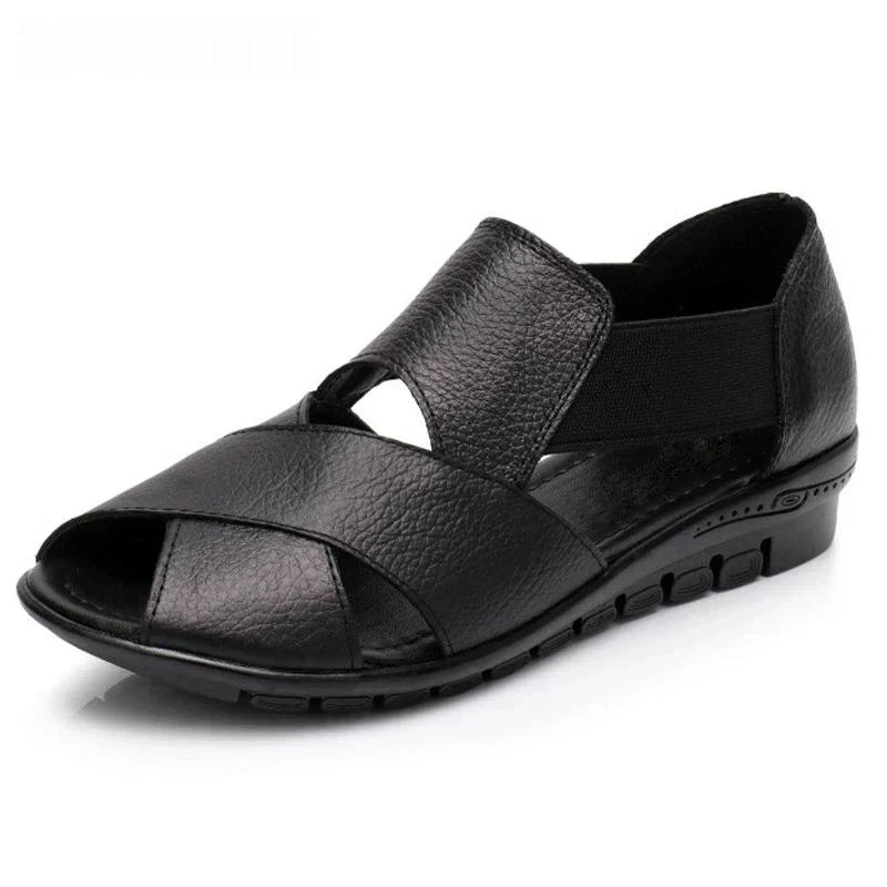 Showy – Women's Comfort Sandals - Black - 35