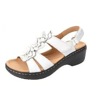 Fine Bloom – Women's Comfort Sandals - White - 43