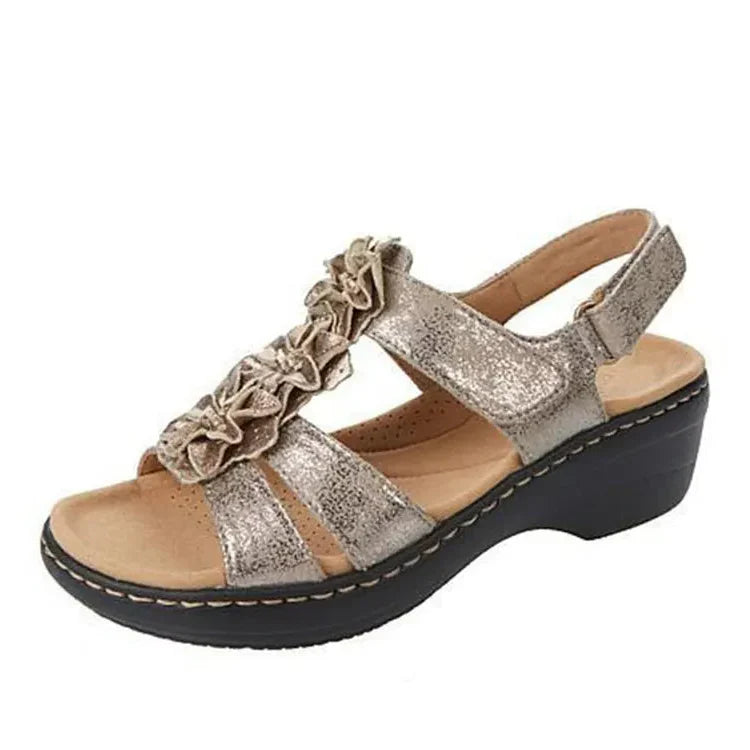 Fine Bloom – Women's Comfort Sandals - Black - 36