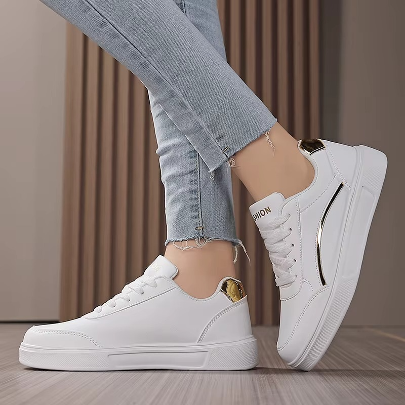 Gold Trace – Comfort Sneakers - White - 37