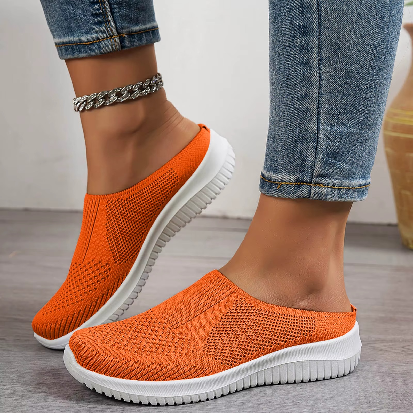 Stella – Comfort Sneakers - Green - 36