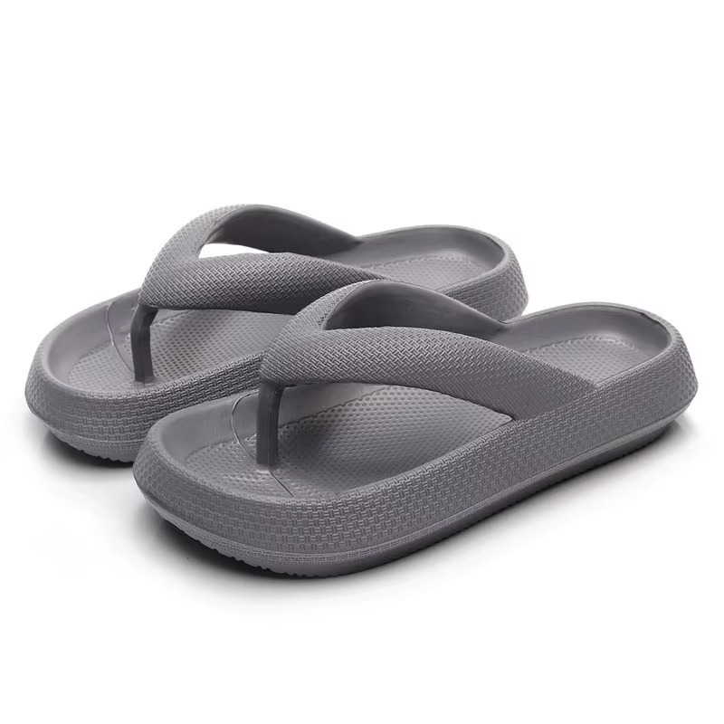 SkyComfort – Women's Comfort Flip-Flops - Gray - 34