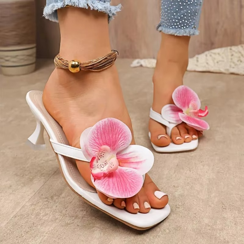 Flora – Women's Comfort Sandals - Pink - 42