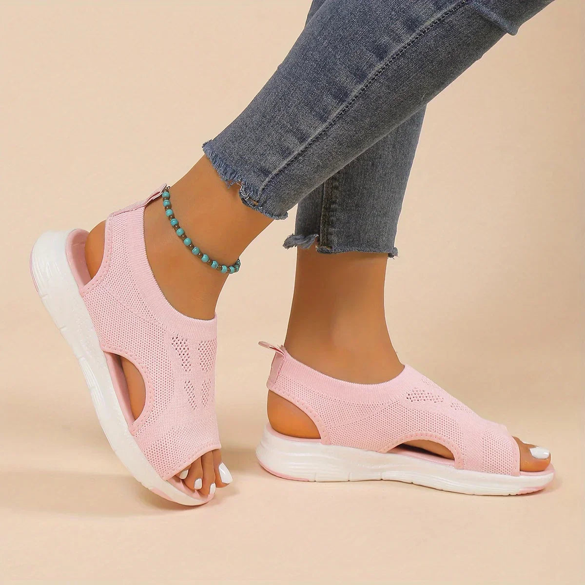 Venus – Women's Comfort Sandals - Pink - 40