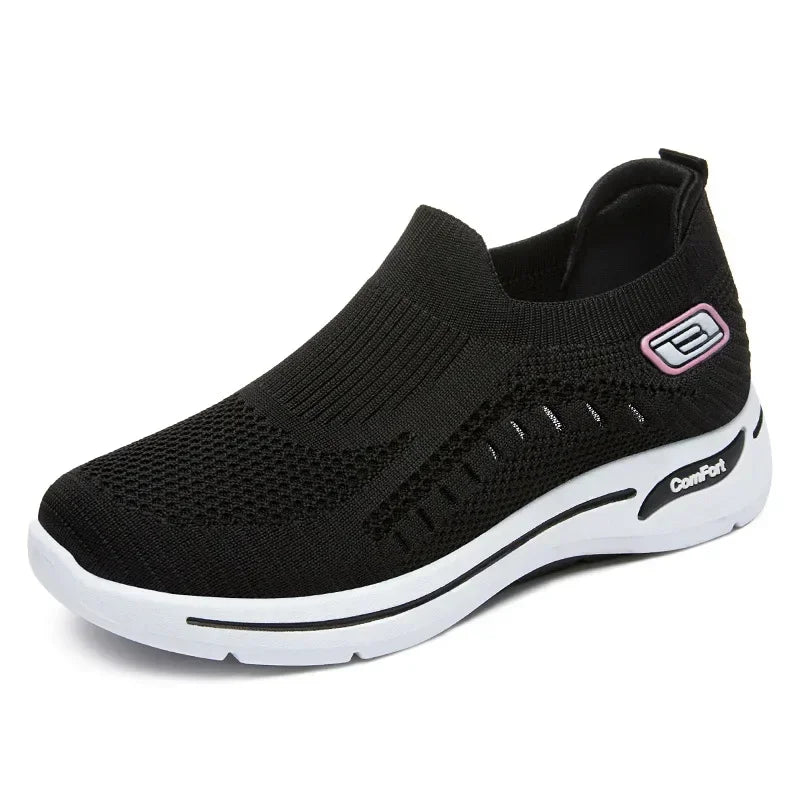 Serena – Women's Comfort Sneakers - Black - 36