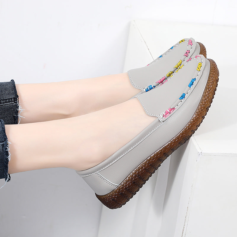 Floralis – Comfort Loafers - White - 40