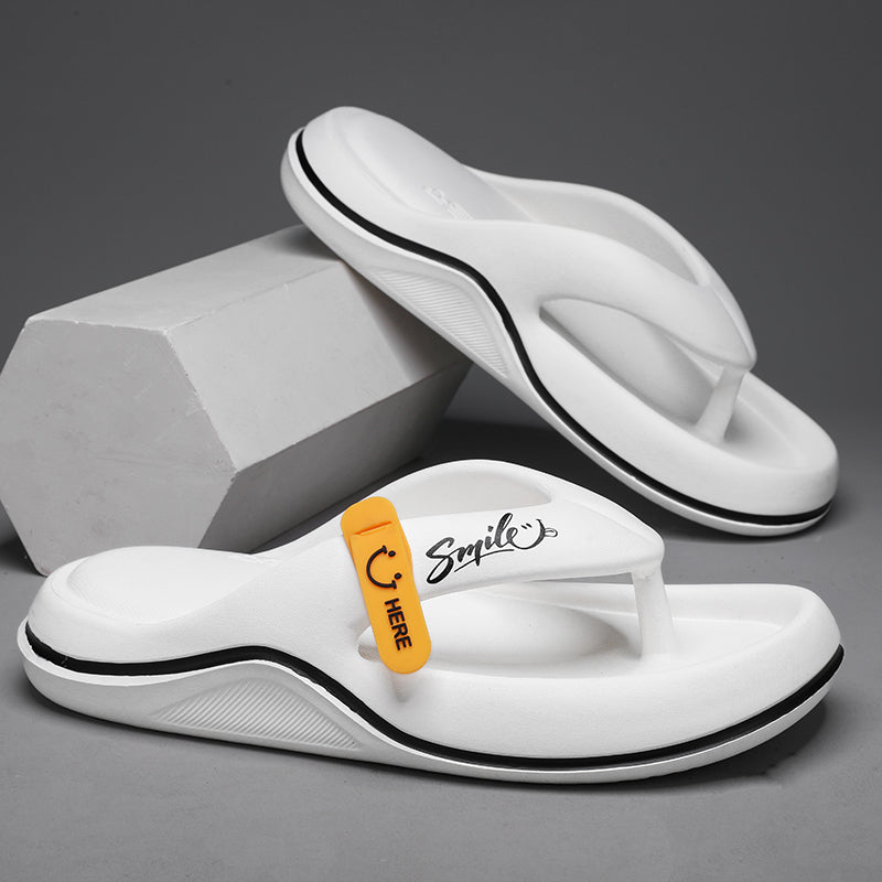 Top Smile – Women's Comfort Flip-Flops - Black - 43