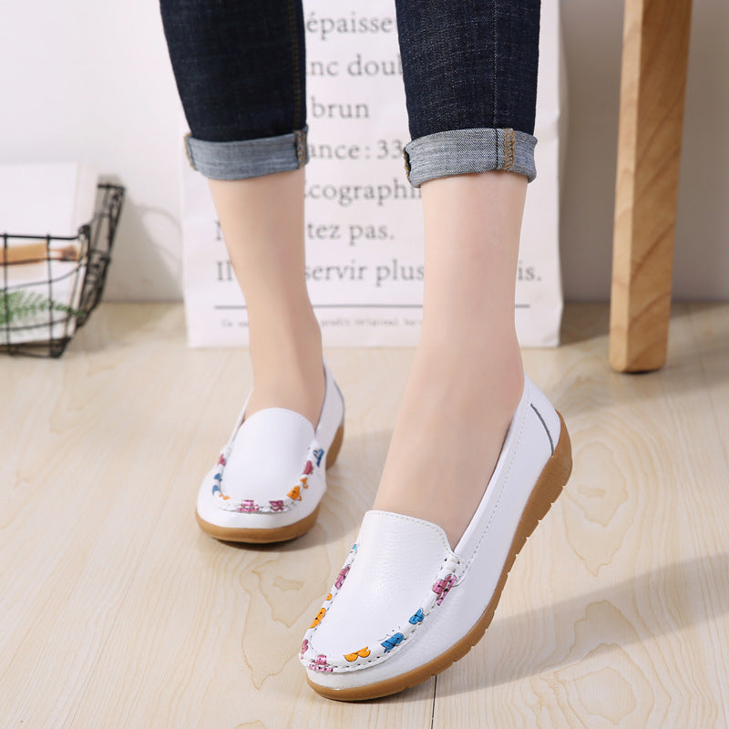 Floralis – Comfort Loafers - White - 36