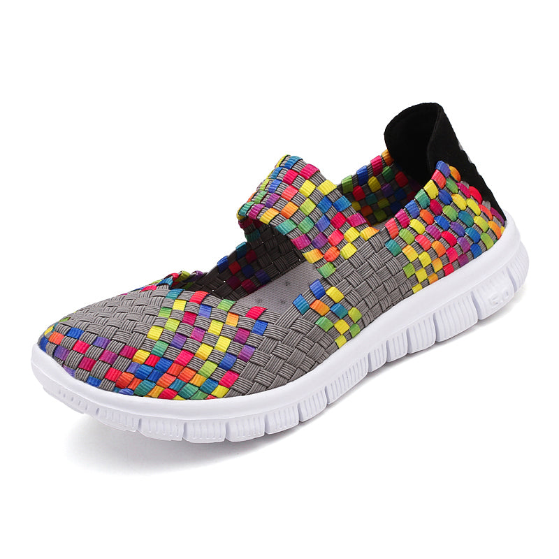 Star – Women's Comfort Sneakers – Style 2 - White - 38