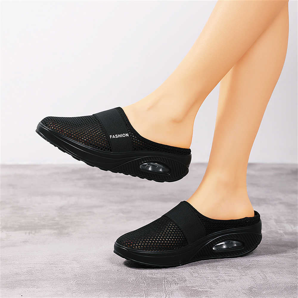 Fashion – Women's Comfort Sandals - Black - 37