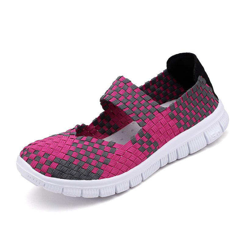 Star – Women's Comfort Sneakers – Style 2 - White - 36