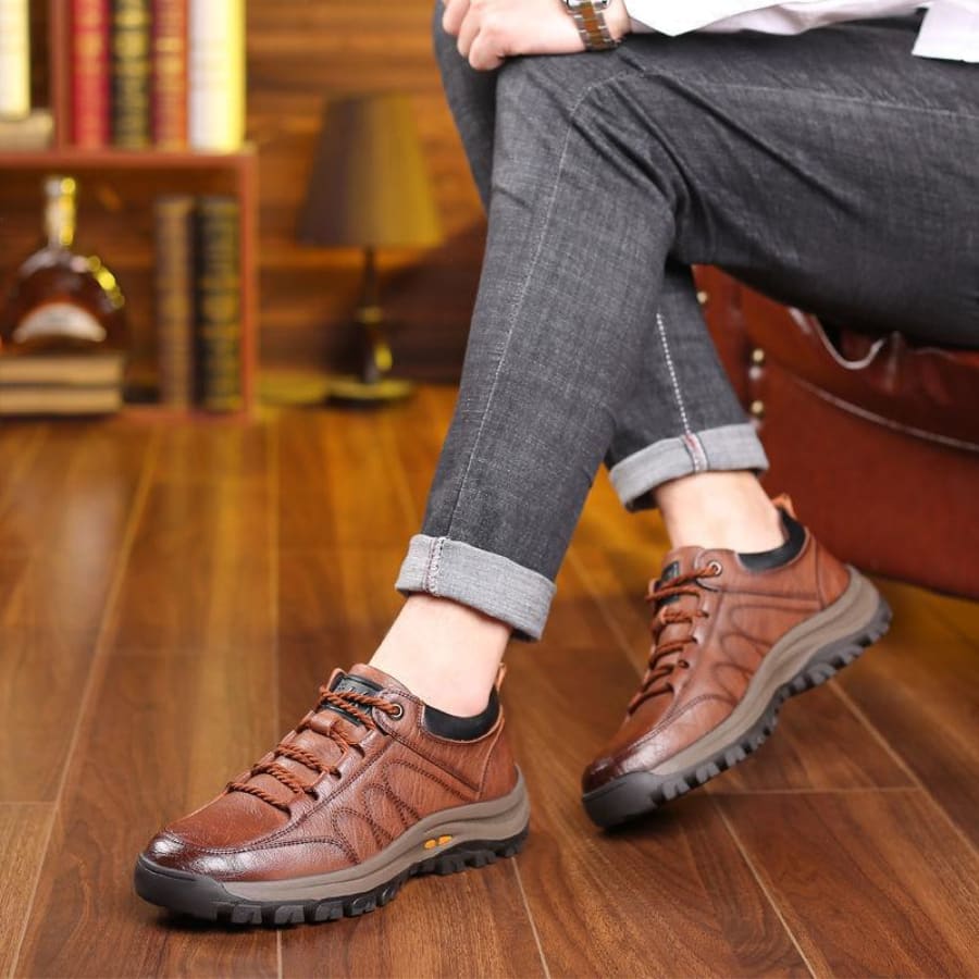 Chronos – Comfort Sneakers - Brown - 44