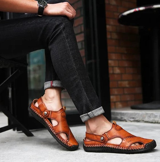 Sandália Masculina Gladiator Leve e Confortável