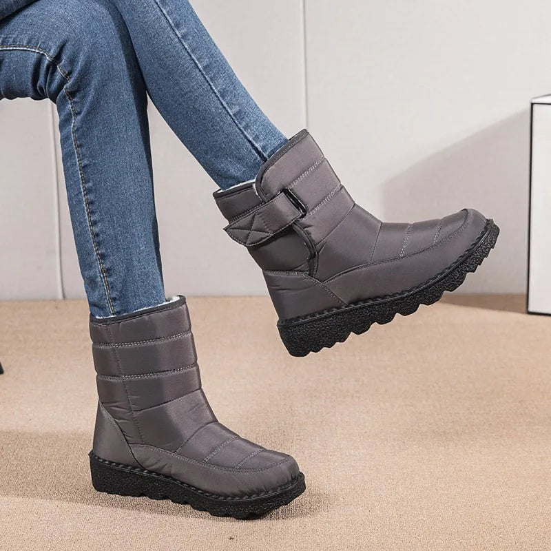 Winter – Women's Comfort Winter Boots - Black - 37