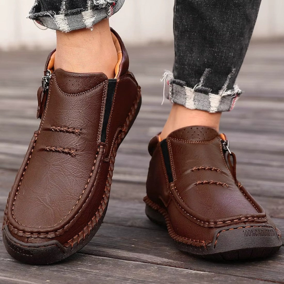 Magnus – Comfort Sneakers - Brown - 39