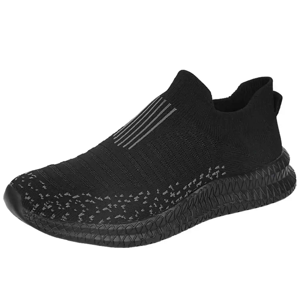 Plus – Men's Comfort Sneakers - Black - 37