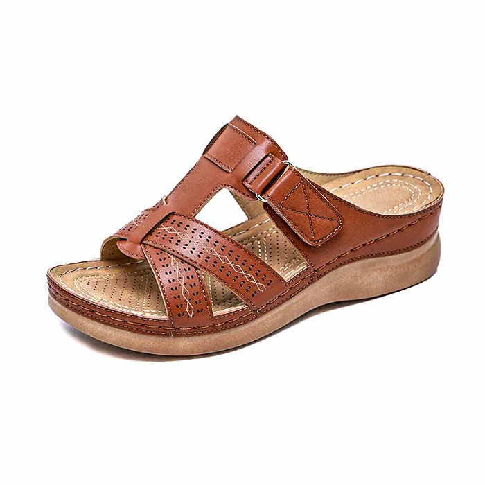Phoenix – Women's Comfort Sandals - Brown - 35