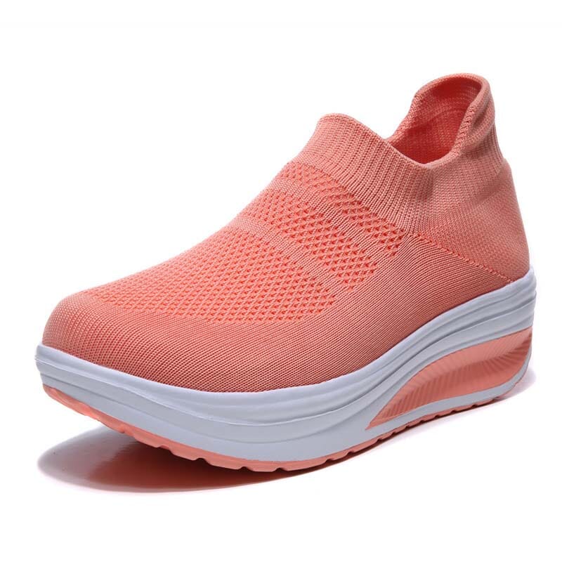 VaduzPro – Women's Comfort Sneakers - Black/Red - 42