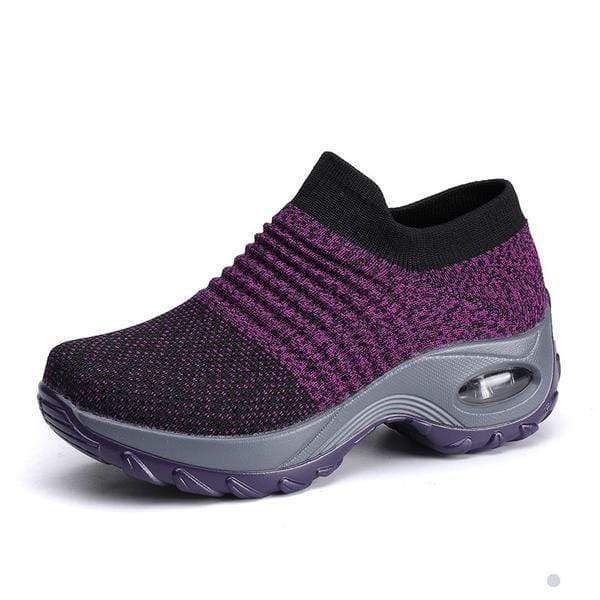 Air Comfort – Comfort Sneakers - Black/Gray - 44